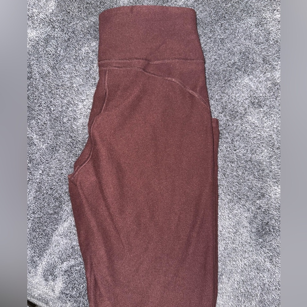 Abercrombie & Fitch Burgundy Leggings